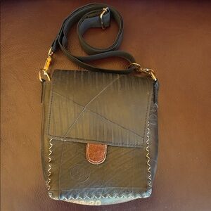 Purse up-cycled from tires